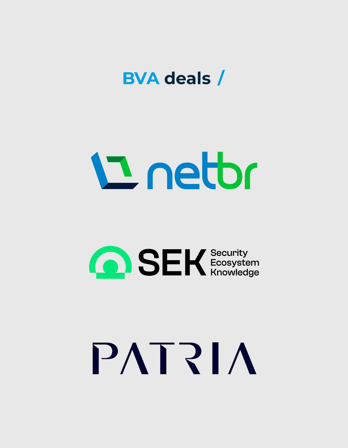 Netbr, SEK e Patria