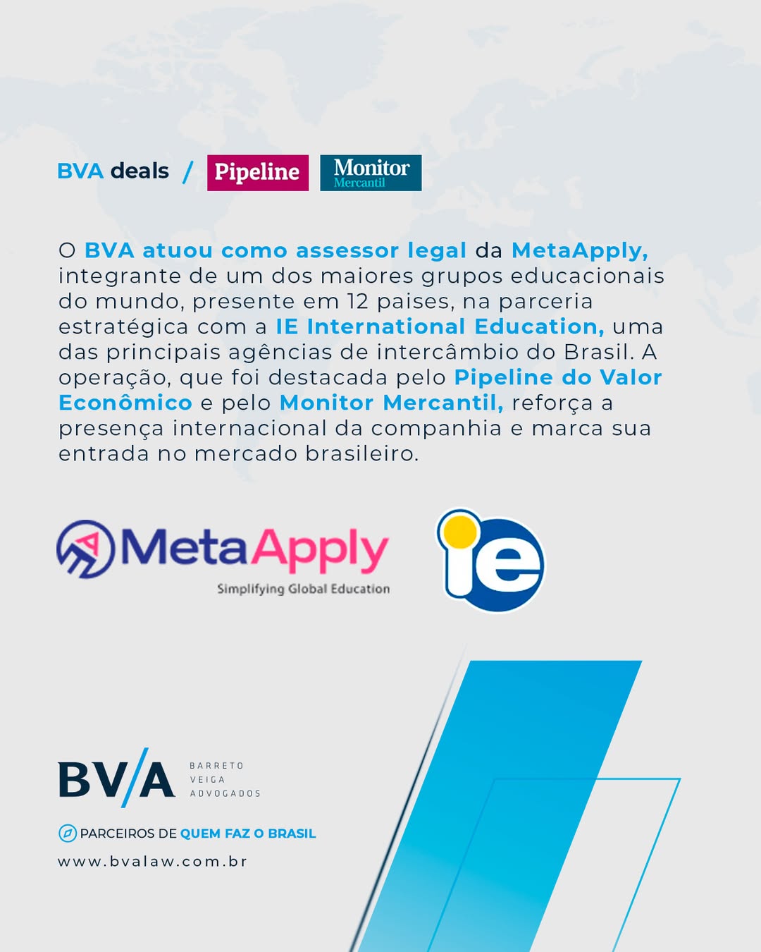 MetaApply e IE Intercâmbio