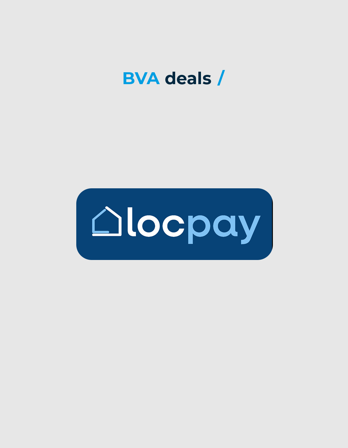 Locpay and Bloxs Securitizadora