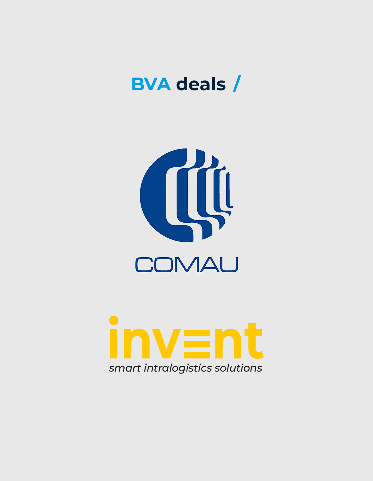 Comau e Invent Solutions